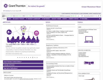 Grant Thornton Client Portal